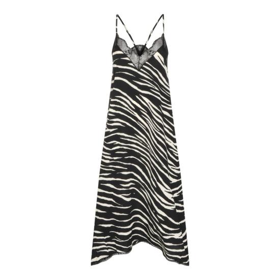 26FW 자딕앤볼테르 롱 원피스 WWDR02700011 Black