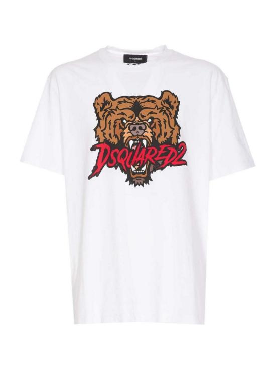 26SS 디스퀘어드2 반팔 티셔츠 S74GD1316D20014100 White