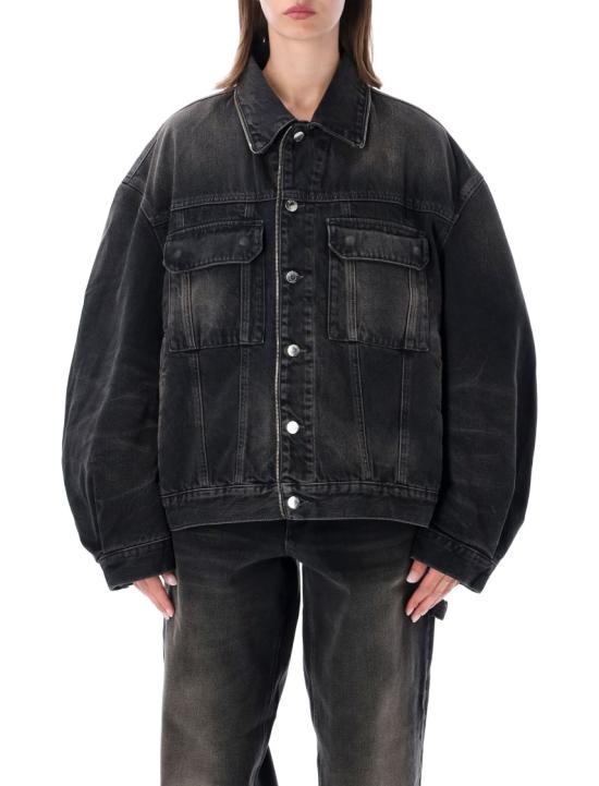 26FW 하이쿠레 데님 자켓 HEW09130DF119L0938 Black