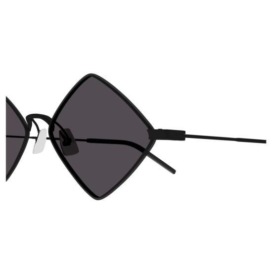 25FW 생로랑 선글라스 다이아몬드형 렌즈 블랙 메탈 - SAINT LAURENT