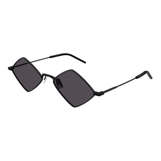 25FW 생로랑 선글라스 다이아몬드형 렌즈 블랙 메탈 - SAINT LAURENT