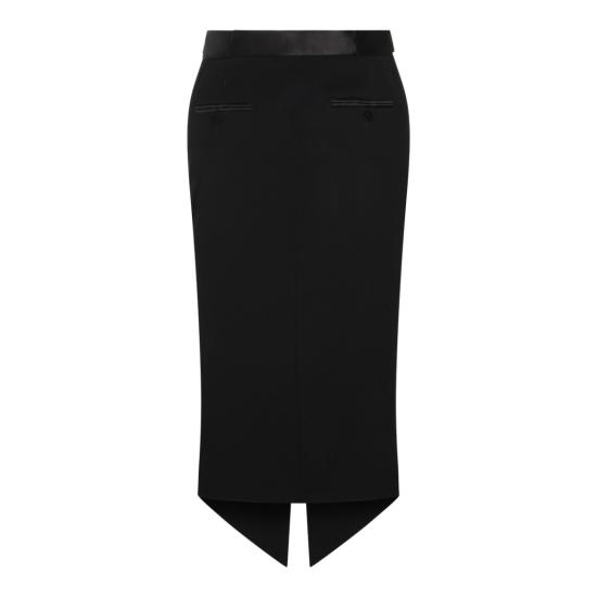 26FW 톰포드 미디 스커트 GC5852FAX1667NAA Black - TOMFORD