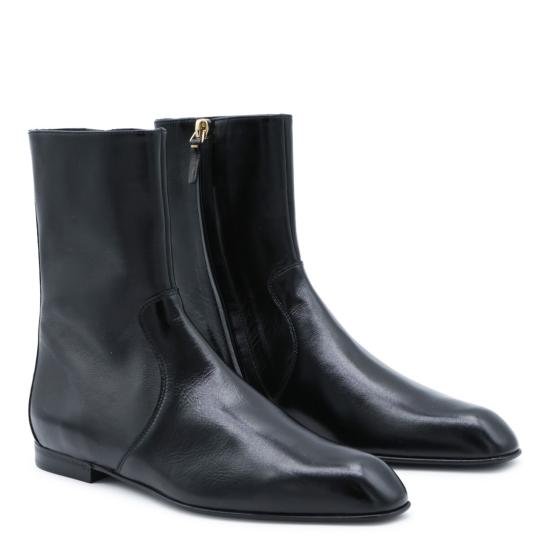 26FW 케이트 콜트 앵클 부츠 F1106943200 Black - KHAITE