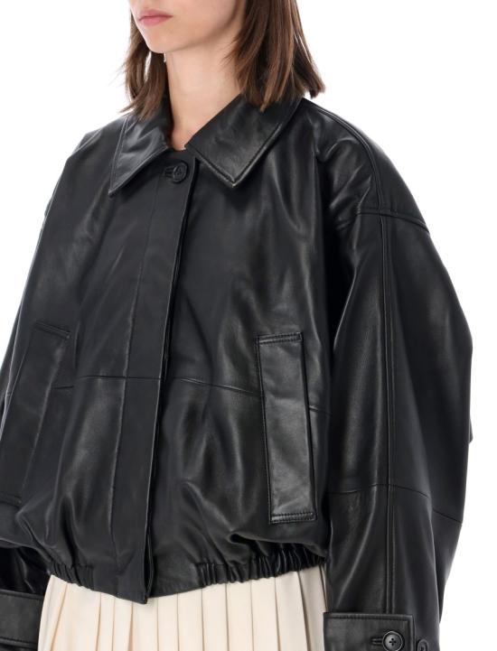 26FW 로에 가죽 자켓 42011248001 Black - ROHE