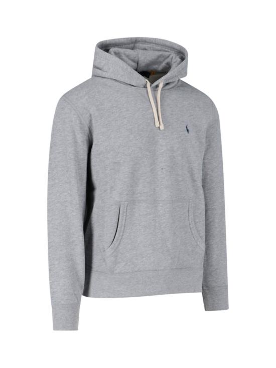 26FW 폴로 랄프로렌 포니로고 자수 후드 티셔츠 710 766778006 Grey - POLO RALPH LAUREN