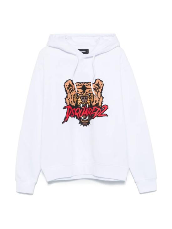 26FW 디스퀘어드2 후드 티셔츠 S74GU0814S25516100 White