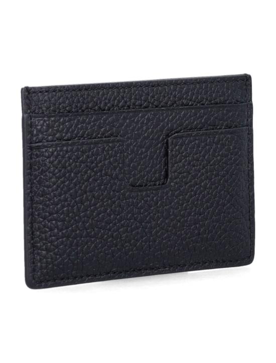 26FW 톰포드 그레인 레더 클래식 카드 홀더 Y0232LCL158GNAA Black - TOMFORD