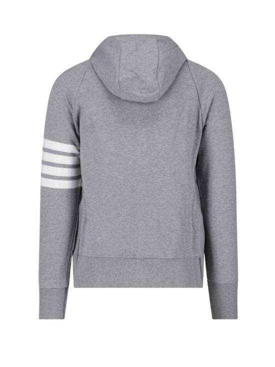 26FW 톰브라운 클래식 루프백 4바 풀 지퍼 후디 MJT022H 00535068 Grey - THOM BROWNE