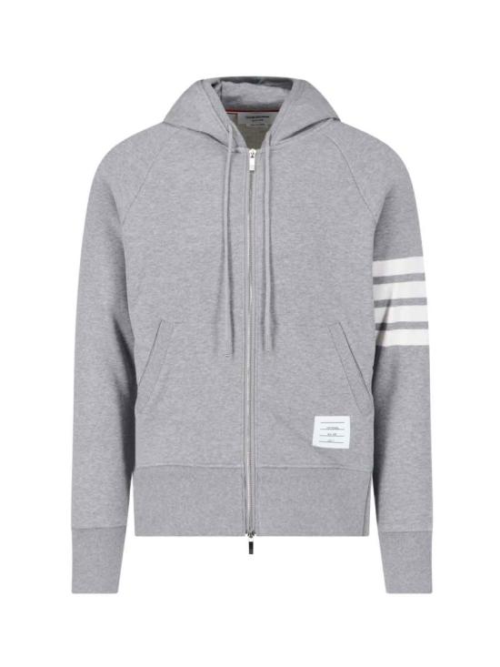 26FW 톰브라운 클래식 루프백 4바 풀 지퍼 후디 MJT022H 00535068 Grey