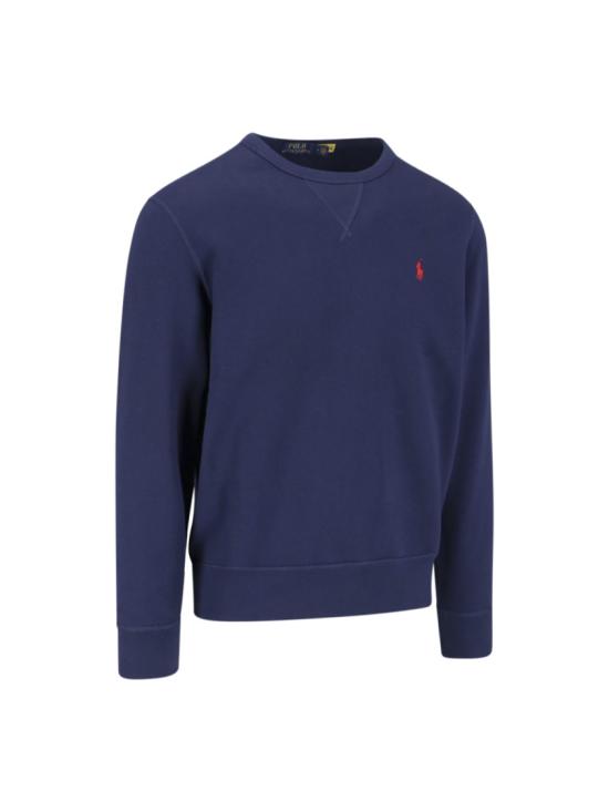 26FW 폴로 랄프로렌 포니 로고 자수 맨투맨 710 766772003 Blue - POLO RALPH LAUREN