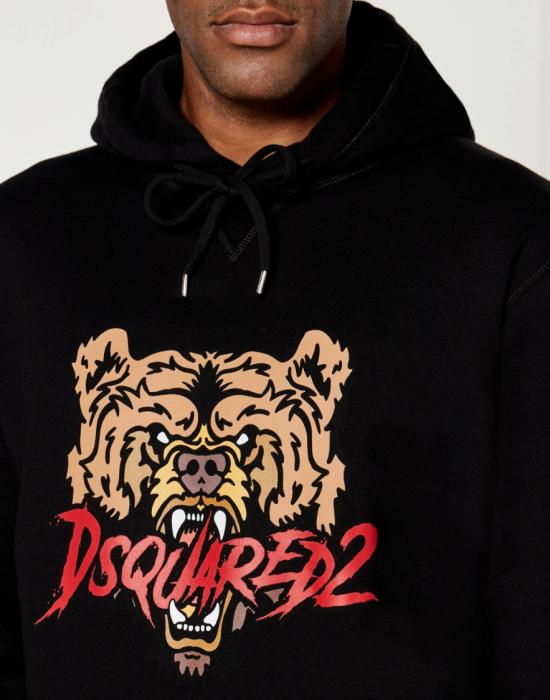 26SS 디스퀘어드2 후드 티셔츠 S74GU0814S25516900 Black - DSQUARED2