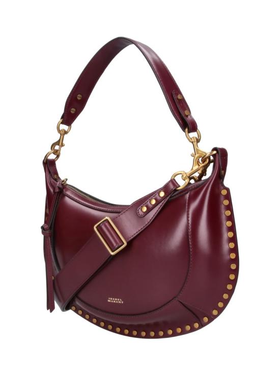 26FW 이자벨마랑 나오코 스터드 레더 백 PP0001FA A1C01M80BY Burgundy - ISABEL MARANT