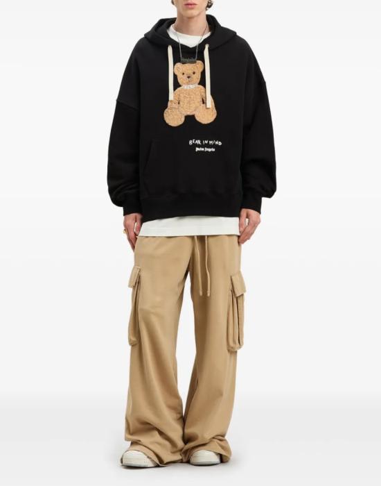 26SS 팜앤젤스 후드 티셔츠 PMBB172S25FLE0011060 Black - PALM ANGELS