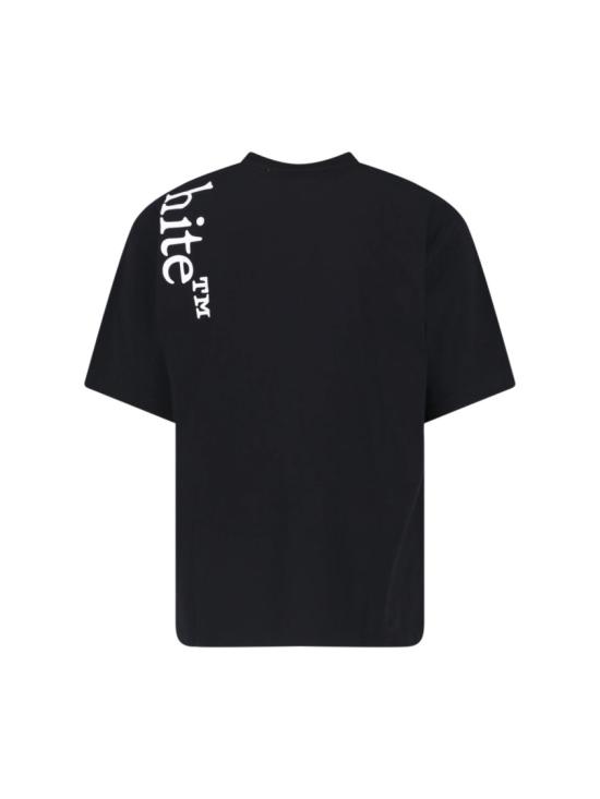 26FW 오프화이트 반팔 티셔츠 44MAA120F26J010001BLACK - OFF WHITE