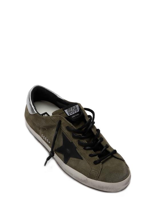 26FW 골든구스 슈퍼스타 스니커즈 GMF00101F008697 36102 DARK GREEN BLACK SILVER - GOLDEN GOOSE