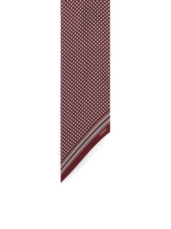 26FW 생로랑 머플러/스카프 8682563Y001 6188 Bordeaux multicolor - SAINT LAURENT