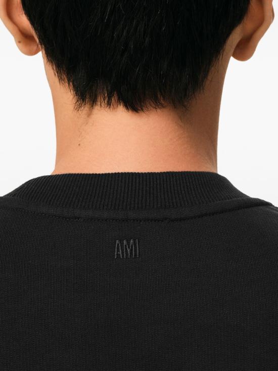 26FW 아미 ADC 크루넥 스웨트 셔츠 HSW763730 045 Nero - AMI