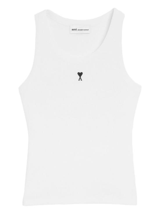 26FW 아미 ADC 코튼 탱크탑 FTP811JE0117 100 Bianco