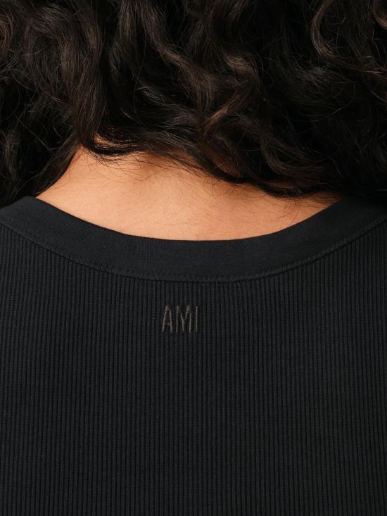 26FW 아미 ADC 코튼 탱크탑 FTP811JE0117 045 Nero - AMI