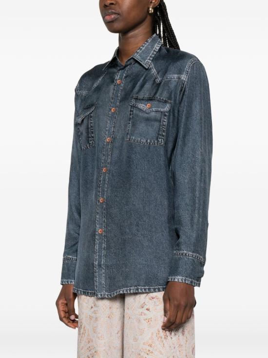 26FW 피에르루이마샤 데님 셔츠 ALOE S CML12657 101516081 NAVY - PIERRE LOUIS MASCIA