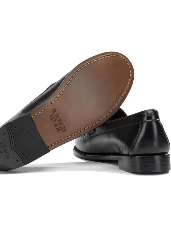 26FW 지에이치 바스앤코 로퍼 BA41010F00X Black - G.H. BASS & CO.