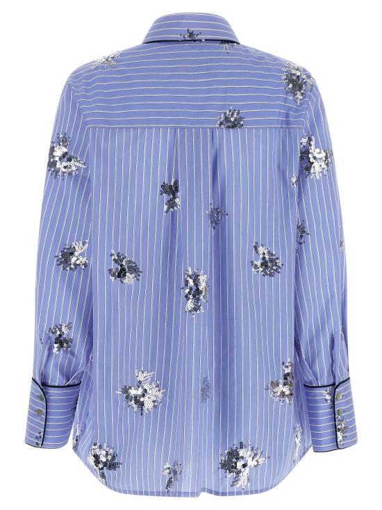26SS 르 트윈스 블라우스 CAMICIAARIARIGACELESTE Light Blue - LE TWINS