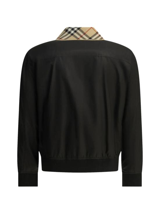 26FW 버버리 봄버 자켓 8129696 A1189 Nero - BURBERRY
