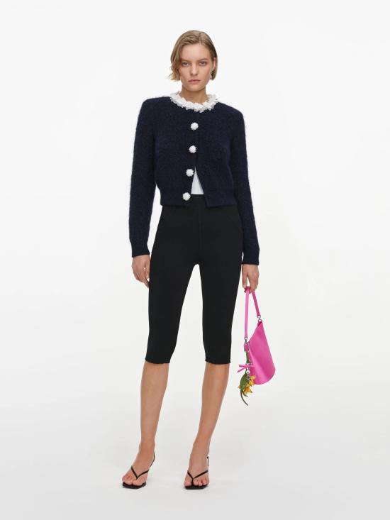 26FW 셀프 포트레이트 가디건 AW26176TN NAVY Blu