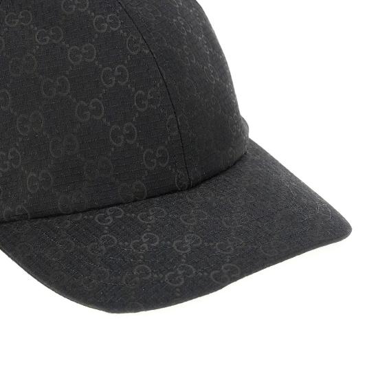 26FW 구찌 GG 립스탑 베이스볼 캡 8174924HBDV Black - GUCCI