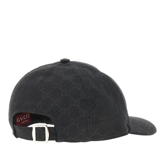 26FW 구찌 GG 립스탑 베이스볼 캡 8174924HBDV Black - GUCCI