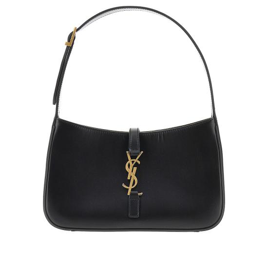 26FW 생로랑 LE 5 A 7 모노그램 토트백 6572282R20W Black