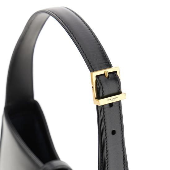 26FW 생로랑 LE 5 A 7 모노그램 토트백 6572282R20W Black - SAINT LAURENT