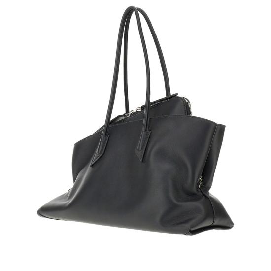 26FW 디 아티코 라 파세지아타 미디엄 탑 핸들 백 250WAH00054LBT019AA Black - THE ATTICO