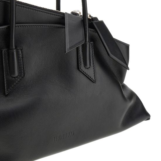 26FW 디 아티코 라 파세지아타 미디엄 탑 핸들 백 250WAH00054LBT019AA Black - THE ATTICO