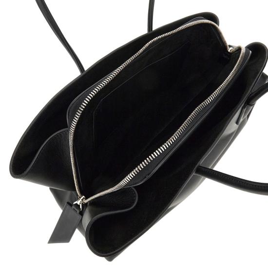 26FW 디 아티코 라 파세지아타 미디엄 탑 핸들 백 250WAH00054LBT019AA Black - THE ATTICO