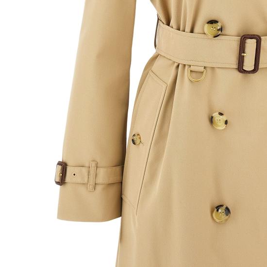 25FW 버버리 롱 켄싱턴 헤리티지 트렌치 코트 8079414 Beige - BURBERRY