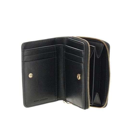 26FW 마크제이콥스 더 레더 미니 컴팩트 월렛 더 레더 미니 컴팩트 월렛 2R3SMP044S10 Black - MARC JACOBS