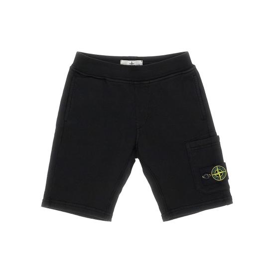 26SS [키즈] 스톤 아일랜드 쇼츠/버뮤다 K1S166200006S0040 Black