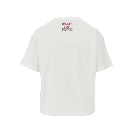 25FW 엠포리오 아르마니 반팔 티셔츠 EW002841AF12597 White - EMPORIO ARMANI