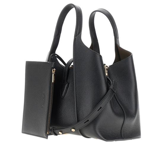 26FW 토즈 T 타임리스 미니 토트백 XBWTSBA9100Q8E Black - TODS