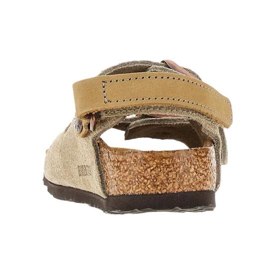 26SS [키즈] 버켄스탁 밀라노 스웨이드 1029471 Grey - BIRKENSTOCK