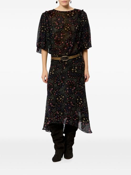 26FW 이자벨마랑에뚜왈 미디 원피스 RO1111FA D3J01E01BK Nero - ISABEL MARANT ETOILE