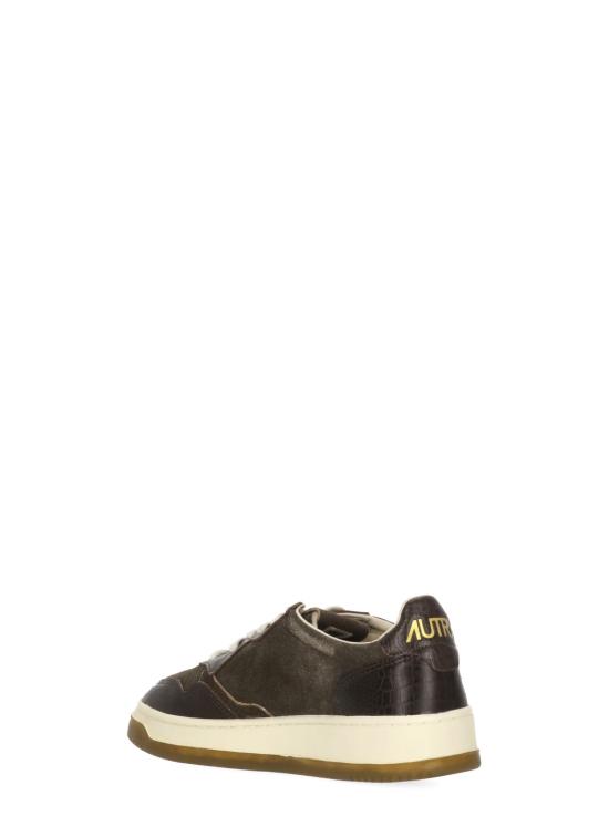26FW 오트리 메달리스트 로우 레더 스니커즈 AULW CJ01MUSTANG BRN BROWN - AUTRY
