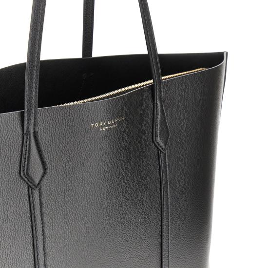 26FW 토리버치 레더 페리 토트백 169476 Black - TORY BURCH