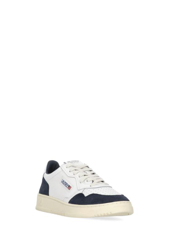 26FW 오트리 메달리스트 로우 스니커즈 AULM FT22WHT DENIM White - AUTRY