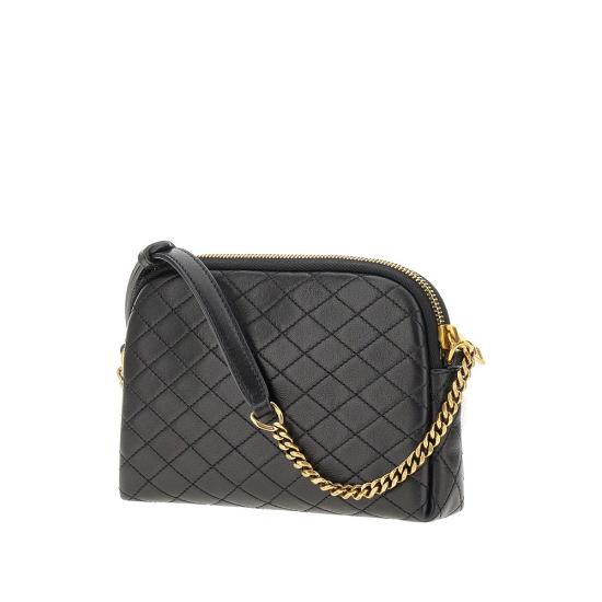 26FW 생로랑 퀼티드 램스킨 가비 지퍼 파우치 7336671EL07 Black - SAINT LAURENT