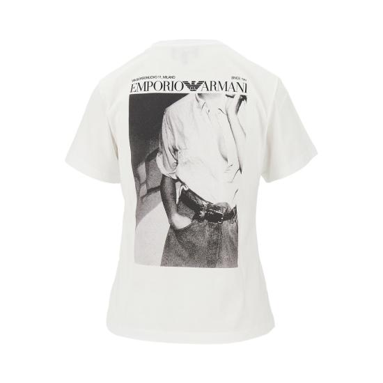 25FW 엠포리오 아르마니 반팔 티셔츠 EW002837AF12597 White - EMPORIO ARMANI