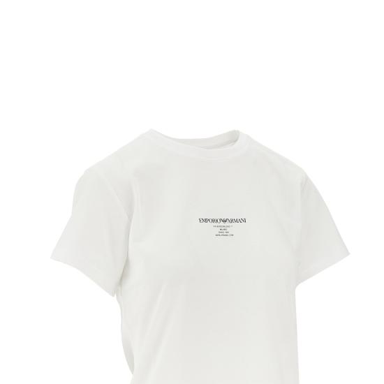 25FW 엠포리오 아르마니 반팔 티셔츠 EW002837AF12597 White - EMPORIO ARMANI