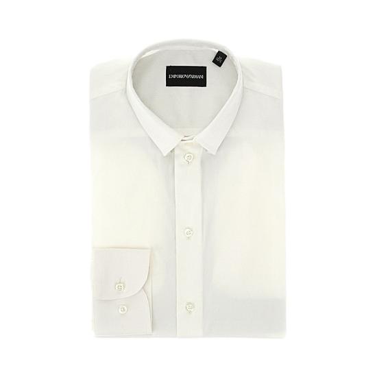 25FW 엠포리오 아르마니 긴팔 셔츠 01CA9T0130C White