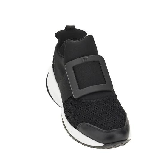 26FW 로저비비에 비브 런 스니커즈 RVW50624180KOT Black - ROGER VIVIER